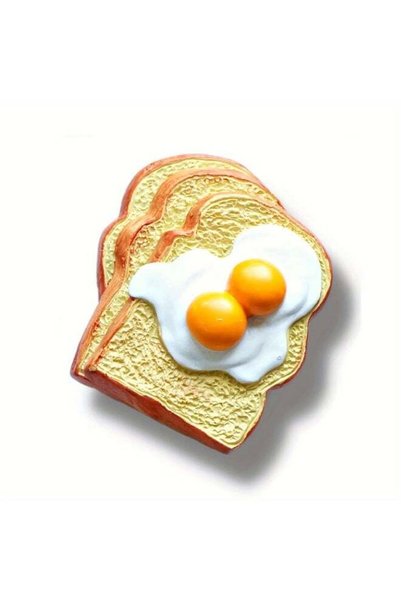 Generic [1pc Durable Egg-Shaped Fridge Magnet] 1pc Adorable Smiling Egg-Shape...