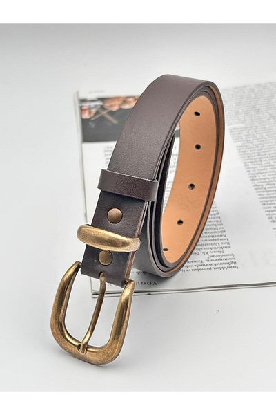 MODAM HİFA Antique Buckle Women's Belt Trouser Belt Classic Belt