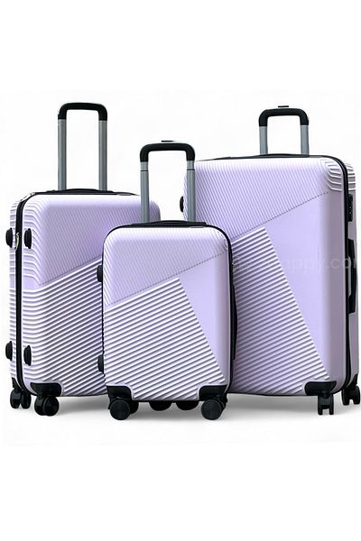ZAAPPY Hard Shell Lightweight 3PCS SET (20/24/28 Inch) Luggage, Combination Lock