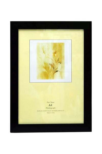 Generic Decorhills Plastic Certificate Frame Black 21x29.7cm