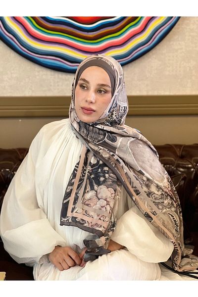 Modakaşmir Lipa Pattern Bamboo Shawl