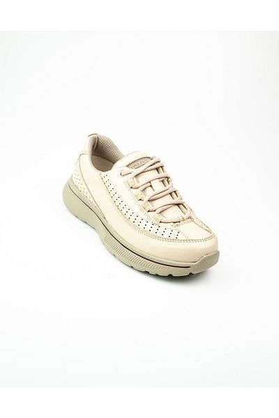 BABALİ King Paolo 5167 Beige Leather Casual Women's Shoes