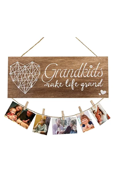 Generic KASTWAVE Grandkids Picture Frames Gifts for Grandma Grandpa, Grandkids Photo Frame, Mothers Day Gif