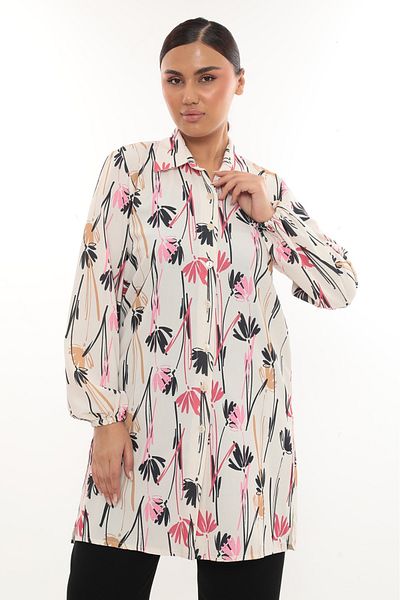 TUNİK Women's Patterned Slit