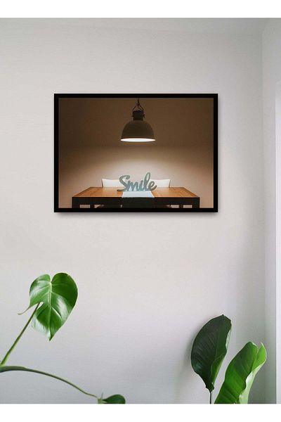 Generic Spoil Your Wall Wall Posters with Smile Picture and Black Frame - Wall Arts Home DÃ©cor Photo Frame