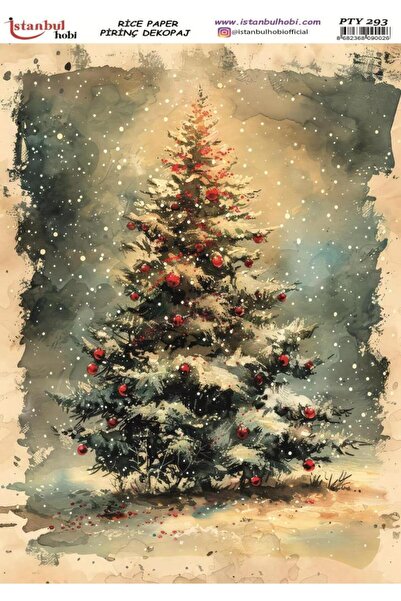 İstanbul Hobi ورق تزيين نحاسي 30x42 سم PTY-293