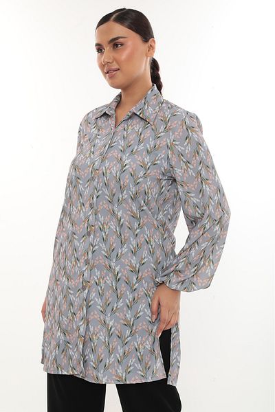 TUNİK Women's Patterned Slit