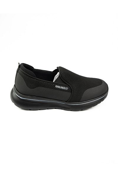 BABALİ King Paolo 1201 High Step Black Men's Casual Shoes