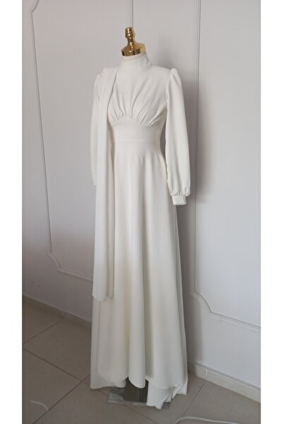 öykü dikim evi ARYA Model Tesettür Nikah Elbisesi