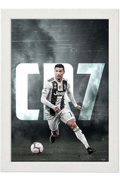 Generic MEC Cristiano Ronaldo Wall Art Poster Frame White 21 x 30cm