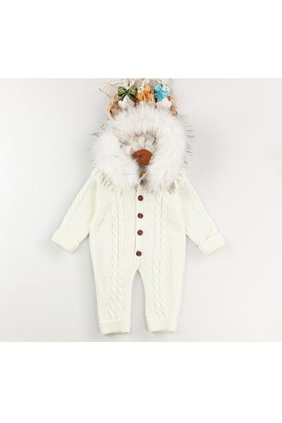 Ahenk Baby Kids Newborn Knitwear Jumpsuit