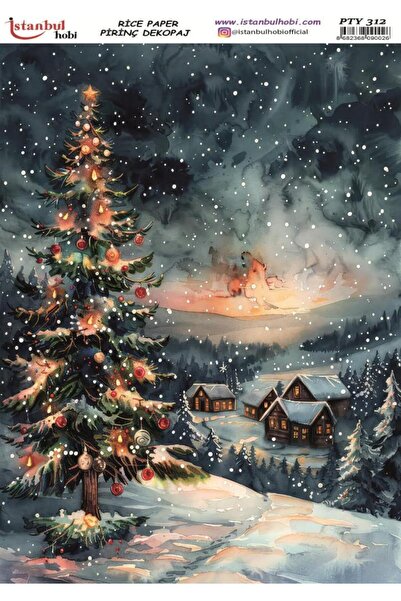 İstanbul Hobi ورق ديكور نحاسي 30x42 سم PTY-312