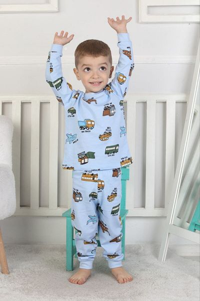 rois Baby 100% Cotton Long Sleeve Double Pajama Set