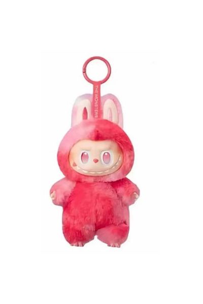 LABUBU Figurine Keychain, Labubu, Dark Pink, 20 cm