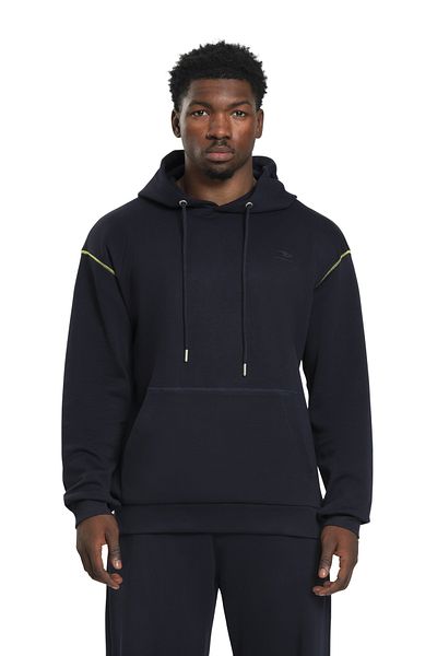 duneus Unisex Downs Print Hoodie - Dark Blue