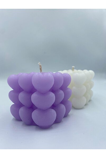 Markasız ucuz F Y E L & CO. El Yapımı Kalpli Bubble Mum -