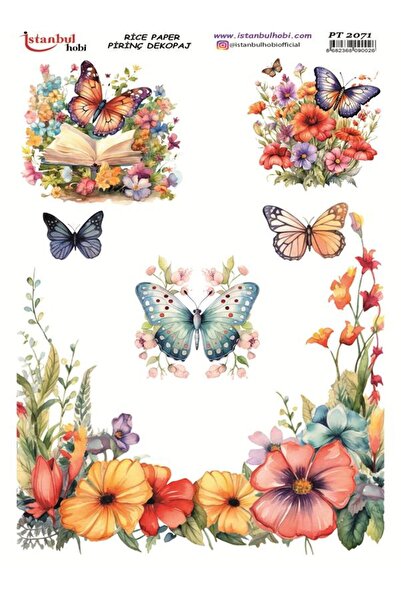 İstanbul Hobi Pirinç Dekopaj Kağıdı 30x42cm PT-2071
