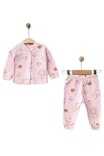 Nayinom Baby Bear Buttoned Pajama Set
