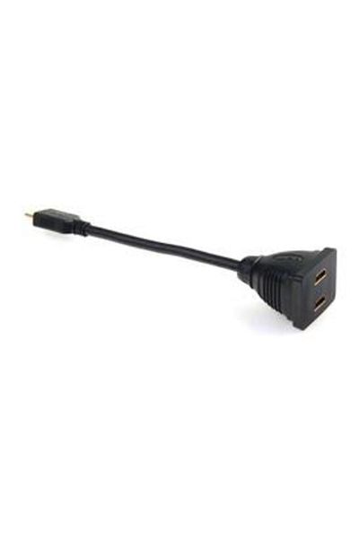 Dark (Dk-Hd-Amx2F) HDMI Male-2Xhdmi Disi Coklayici
