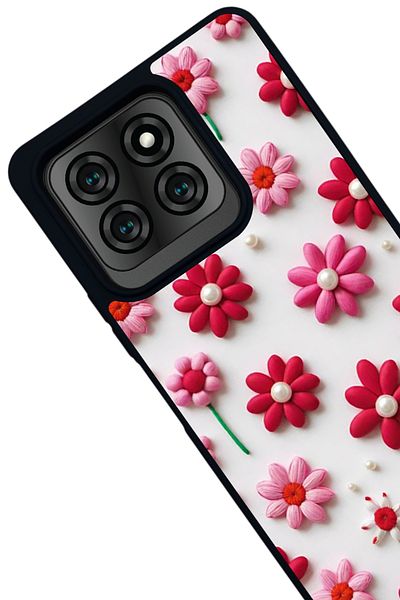 Reeder S71 Compatible Printed, Matte Black Color, Soft Silicone, Protective, Shock Absorbing Cover, Case