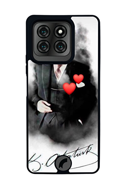 Reeder S71 Compatible Printed, Matte Black Color, Soft Silicone, Protective, Shock Absorbing Cover, Case