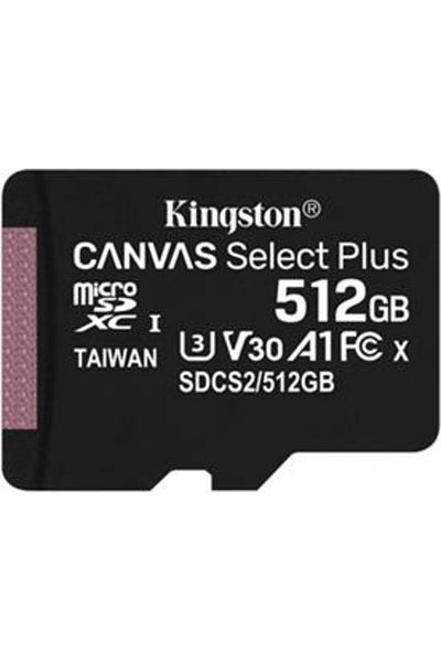 Kingston 512Gb Canvas Select Plus Sdhc Uhs-1 Class 10 100Mb/S (Sdcs2/512Gb)