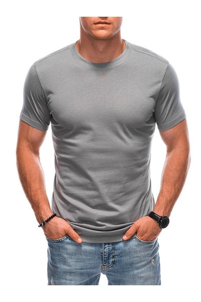 Edoti Men's basic T-shirt EM-TSBS-0100 - gray
