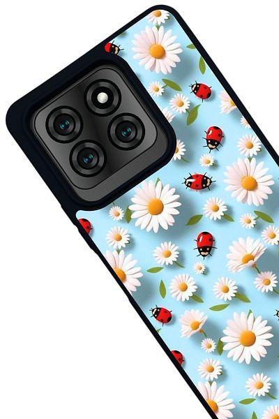 Reeder S71 Compatible Printed, Matte Black Color, Soft Silicone, Protective, Shock Absorbing Cover, Case