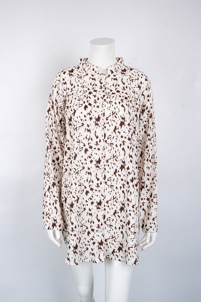 MUSTÜN Patterned Wrinkle Shirt