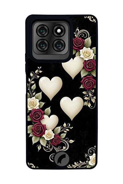 Reeder S71 Compatible Printed, Matte Black Color, Soft Silicone, Protective, Shock Absorbing Cover, Case