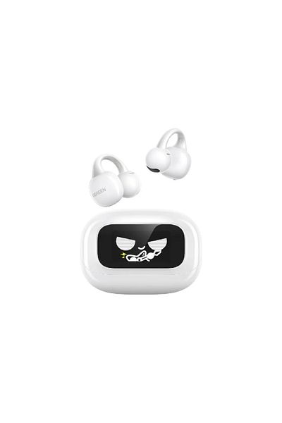 Ugreen UGREEN ClipBuds Magic Nc Open-Ear Wireless Earphones with Display, White