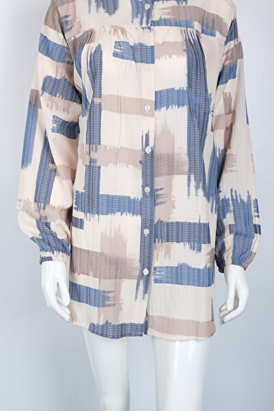 MUSTÜN Patterned Woven Shirt