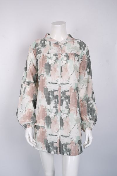 MUSTÜN Patterned Woven Shirt