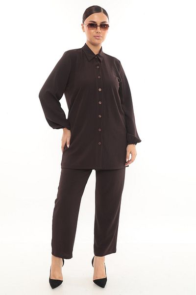 TUNİK Women's Double Suit with Trousers