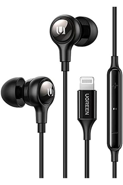 Ugreen Wired Earbud Headphones for iPhone with Apple Certified Lightning Connector and HiFi Stereo Sound