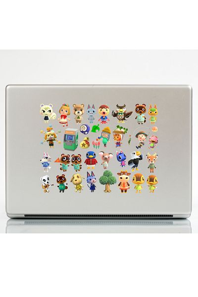 Ororabutik 63 Pieces Animal Crossing Game Sticker Set - Sticker Set Sketchbook