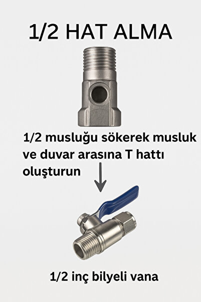 watalina 1/2 Hat Alma Aparatı – Pratik Su Bağlantı Çözümü