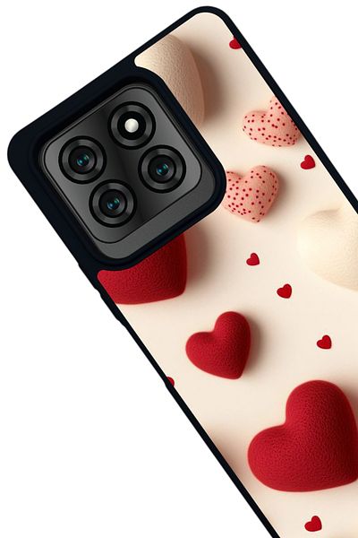 Reeder S71 Compatible Printed, Matte Black Color, Soft Silicone, Protective, Shock Absorbing Cover, Case