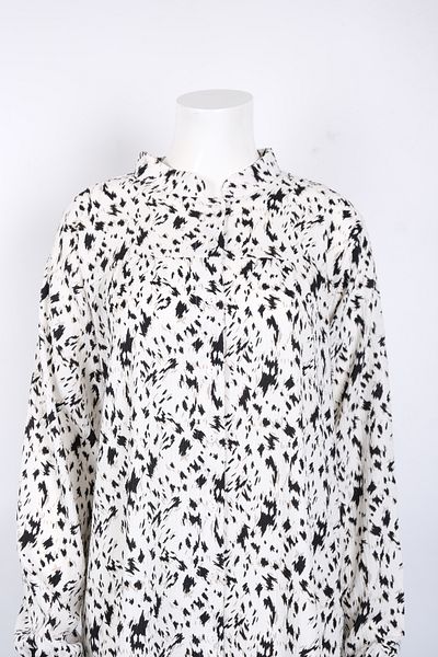 MUSTÜN Patterned Wrinkle Shirt