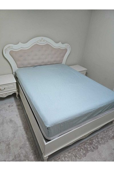 Online Masall AVM Double Ranforce Elastic Battal 180X200 Bed Sheet Cotton