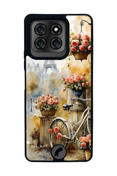 Reeder طباعة متوافقة مع S71، لون أسود غير لامع، سيليكون ناعم، واقي، غطاء ممتص...