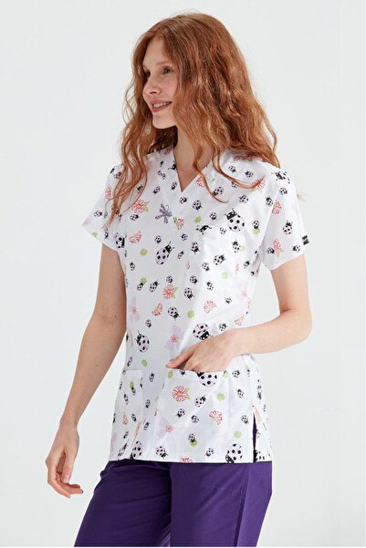 DEMOTEKS Medical Blouse with Print - Model Lila Buby