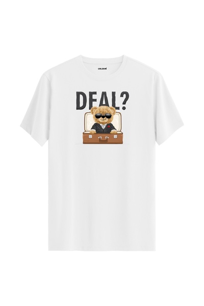 Colermi تي شيرت مطبوع عليه دمية دب مع عرض صفقة - تي شيرت بتصميم دمية دب ممتع ...