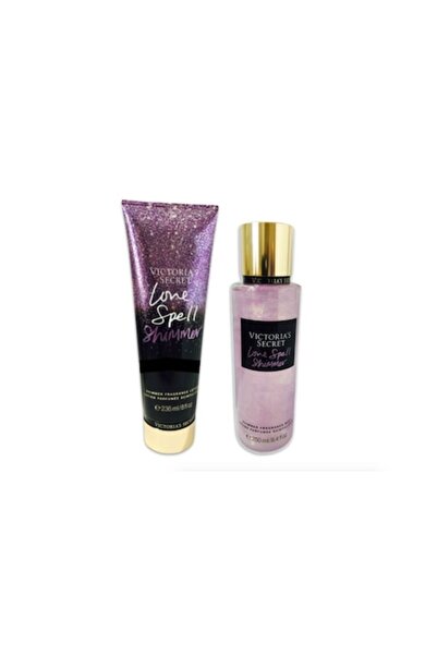 Victoria's Secret Set Love Spell Shimmer - Spray de corp 250 ml și Loțiune de...