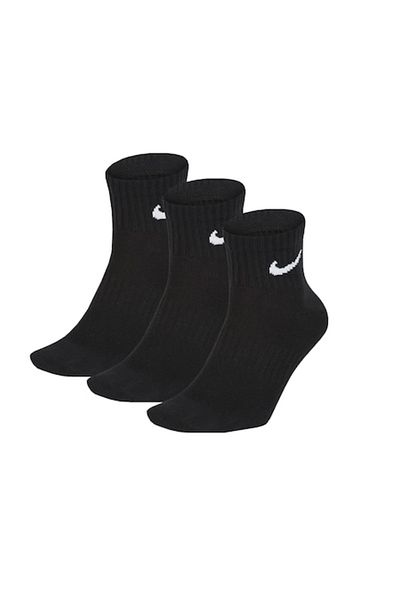 Nike Men's Sports Socks, 3 Pairs, Dri-Fit, Black, Size 38-42 EU