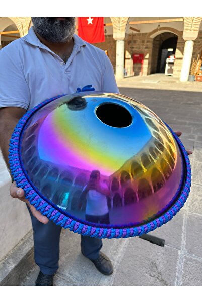 Handpan (kürdi)re minör kılıfı ile birlikte titenyum tam akort