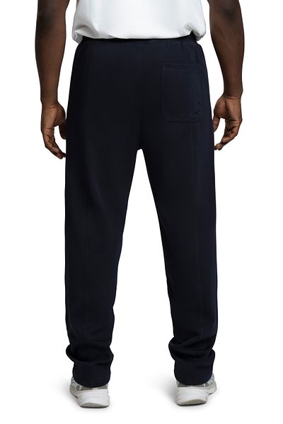 duneus Men's Wide-Leg Cotton Pants - Black
