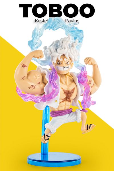 shop Q Version One Piece Monkey D. Luffy Figure - Gear 5 Nika Muscular Form Action Figure 13cm
