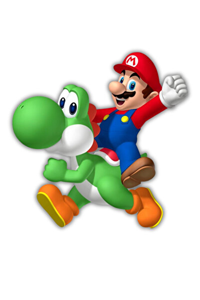 ERİSTAKI Süper Mario Ahşap Buzdolabı Magneti – Buzdolabı süsü-Hediyelik Magnet 7