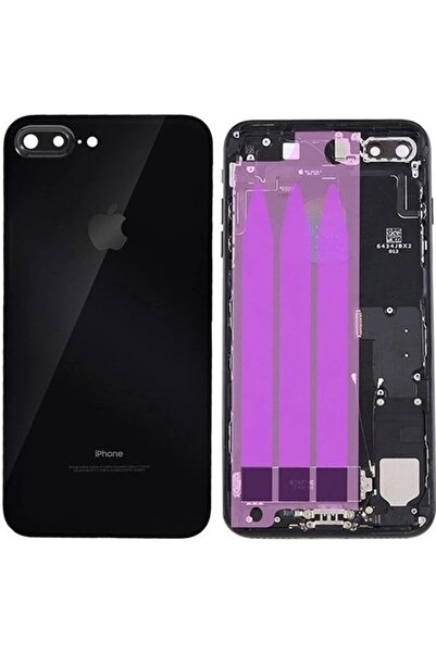 Genel Markalar İphone 7 Plus Kasa Full Dolu Parlak Siyah